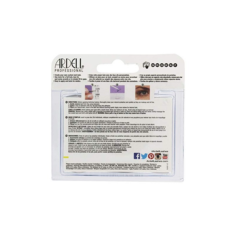 Ardell Double Individuals Knot Free Double Flares Black Short (3