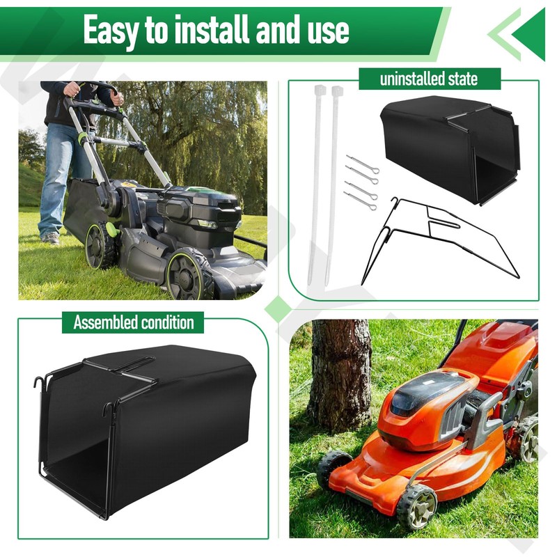 WHMYZHL 3800095004 Grass Bag Catcher 3705442002 Bag Frame Compatible with