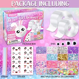 Nano Tape Bubble Kit for Kids, Squishy Maker Making Kit, Nano Tape Bubbles with Box