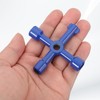 PATIKIL 4-Way Multi-Functional Utility Key, 2 Pack Universal Cross Key