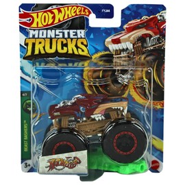 Hot Wheels Monster Trucks 2023 1:64 Scale Beast Bashers 4/7 Hotweiler