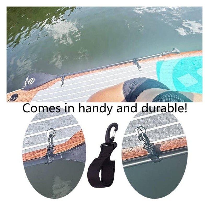 AUXPhome Universal Kayak Paddle Holder, Paddle Board Accessories, Inflatable Boat