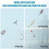 No Roll Sinker Fishing Weights Sinkers, Catfish Sinkers Flat Inline