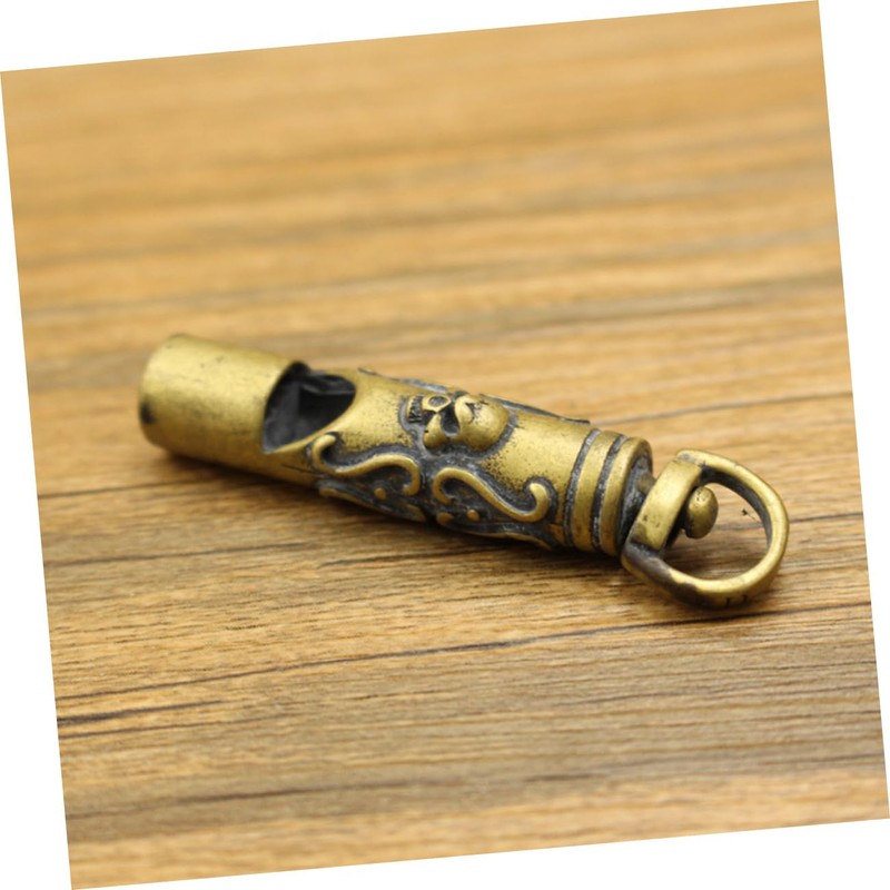 Kisangel Copper Whistle Outdoor Whistle Emergency Loud Whistle Copper Camping