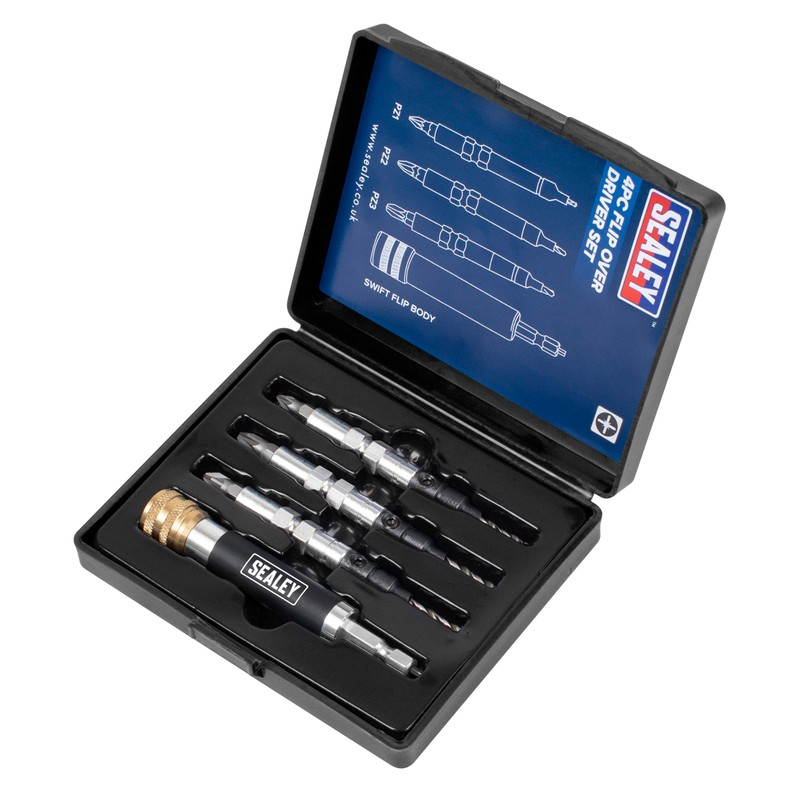 Sealey Flip Over Driver Set 4pc - FDS4