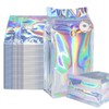 50 PCS Upgraded Coffee Bags with Valve (Holographic, 32 oz/2