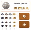 Qfun 120 Set Snap Fasteners Kit for Leather 12mm Metal