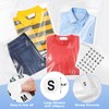 100 Count T Shirt Bags, Cellophane Bags Clear Poly Plastic