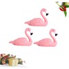 Baluue 3pcs Flamingo Nail Art Tip Stand Cute Manicure Display