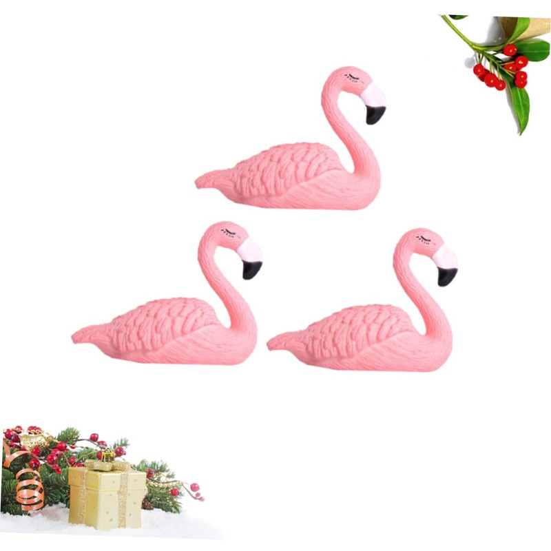 Baluue 3pcs Flamingo Nail Art Tip Stand Cute Manicure Display