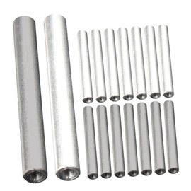 ULTECHNOVO 16pcs Electrolyzer Iron Aluminum Rods Replacement Anode Rod for Water Heater Precision Water Quality Analysis