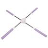 Yoga Pranayama Stick Purple Stainless Steel Correct Hunchback Open Shoulder