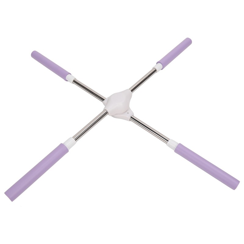 Yoga Pranayama Stick Purple Stainless Steel Correct Hunchback Open Shoulder