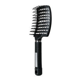 Air Buddy Pomade Volume Barbershop Hair Brush Dry Comb, Black, 1 Piece / 에어버디 포마드 볼륨 바버샵 헤어 브러쉬 드라이 빗, 블랙, 1개
