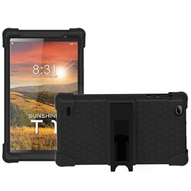 Case/Cloud Mobile Sunshine T1 Elite Tablet Case, Transwon Kids Case Cover for 8 Inch Sunshine T1 Elite Tablet and Sunshine T1 Tablet Case - Black
