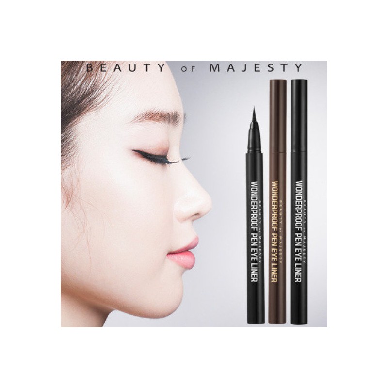 BOM Wonderproof Pen Eyeliner - #01 Wonder Black / 비오엠