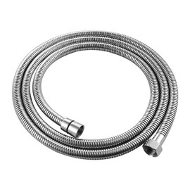 CIENCIA Isiflex Shower Hose 2.5 m Chrome Shower Hose Stainless Steel with Double Lock 1/2 Anti-Kink Protection Flexible Shower Hose FHA020