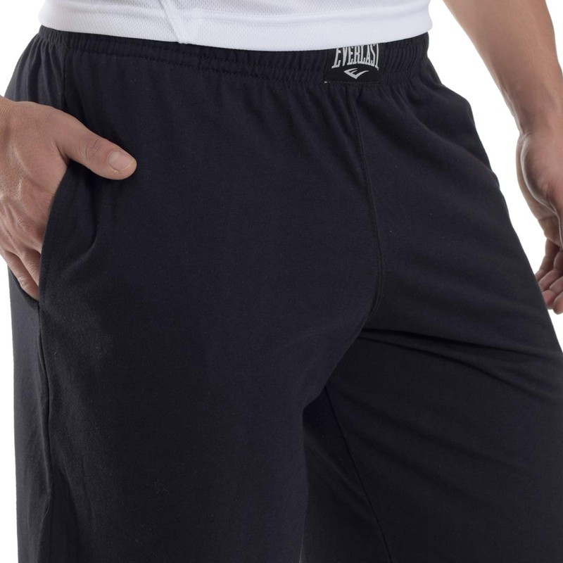 EVERLAST v47053 Short Deportivo para Hombre, Color Negro, Mediano