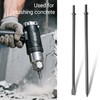 2 Pack 18" Air Hammer Bits Attachments,0.401 Inch Shank Chisel