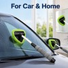 Telescopic Car Windshield Cleaner for Glass - 360° Microfiber Window