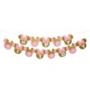 Pink and Gold Minnie birthday banner. Minnie birthday decorations, Minnie Banner, Birthday Party Banner,Girl birthday Decor , Mouse Birthday Supplies ,First Birthday ,Photo Props ,Baby Shower ,Party Decoration