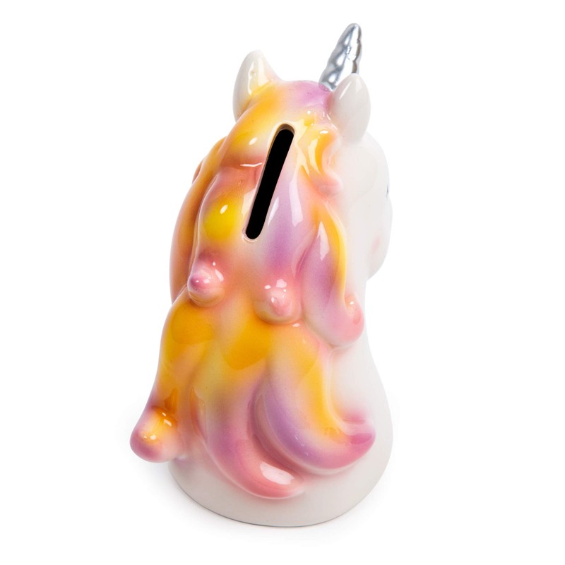 Truu Design, Cute Novelty Ceramic Unicorn Kids Money Bank, 4