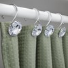 12PCS Shower Curtain Hooks Rings for Bathroom, Stainless Steel Rust