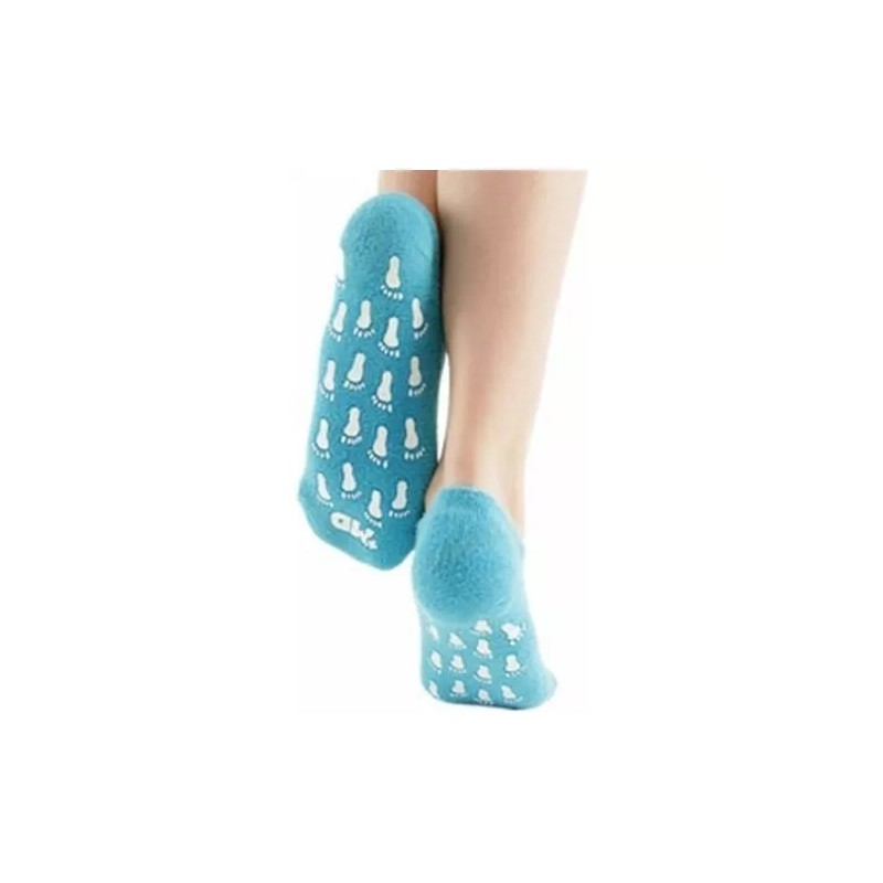 - Pinkiou Spa Gel Calcetines Para Suavizar Pies Agrietados Hid