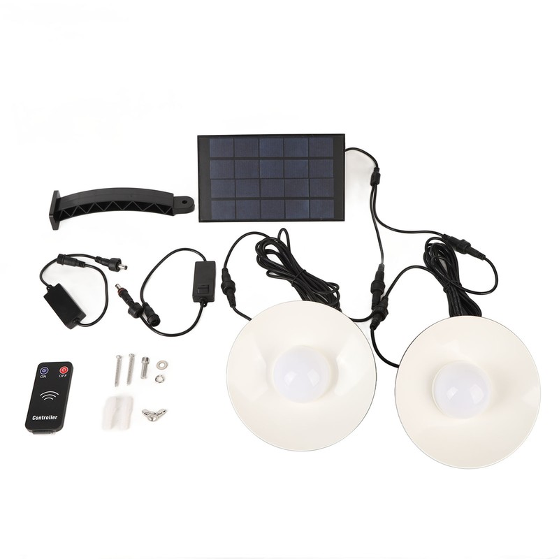 Outdoor Solar Lights IP65 Waterproof Energy Conservation 2 Headed Infrared