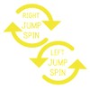 Jump Spin Right and Left - Classroom Sensory Path Accessory