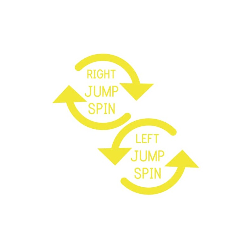 Jump Spin Right and Left - Classroom Sensory Path Accessory