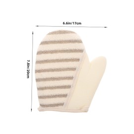 VICASKY Exfoliating Glove for Spa Gentle Exfoliation Bath Mitt Reusable Scrubbing Tool for Shower Suitable for All Skin for Daily Use Arms Legs Chest Back