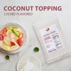 Soeos Lychee Flavored Coconut Jelly Strips, 2.2 lbs (1 Kg),