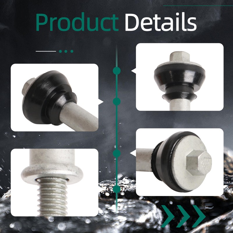 Riyhch 10 PCS Intake Manifold Bolts with Grommet Seals Fits