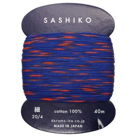 Yokota Daruma Sashiko Thread Single and Variegated Color (Sparkler, Thin 40M Card)