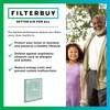 Filterbuy 20x20 Ring Panel Air Filter, 3-Ply MERV 8 Commercial