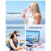 SWEETFULL Portable Misting Fan - 180° Foldable Handheld Personal Fan
