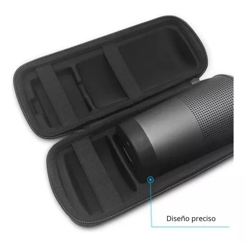 Estuchelandia Estuche Rigido Protector Gancho Y Correa Bocina Bose Revolve
