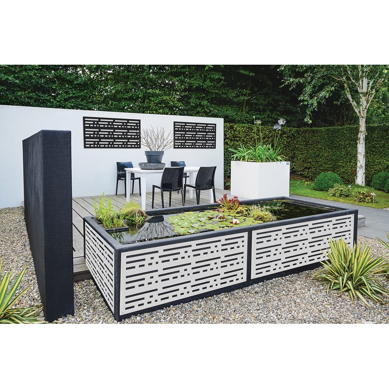 Barrette Outdoor Living 73030576 Morse Decorative Screen Panel, White