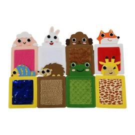 MagiDeal 8x Sensory Mats Kids Educational Toy Mats Tactile Sensory Toys Tactile Learning Textured Sensory Walls Panel for Exploration