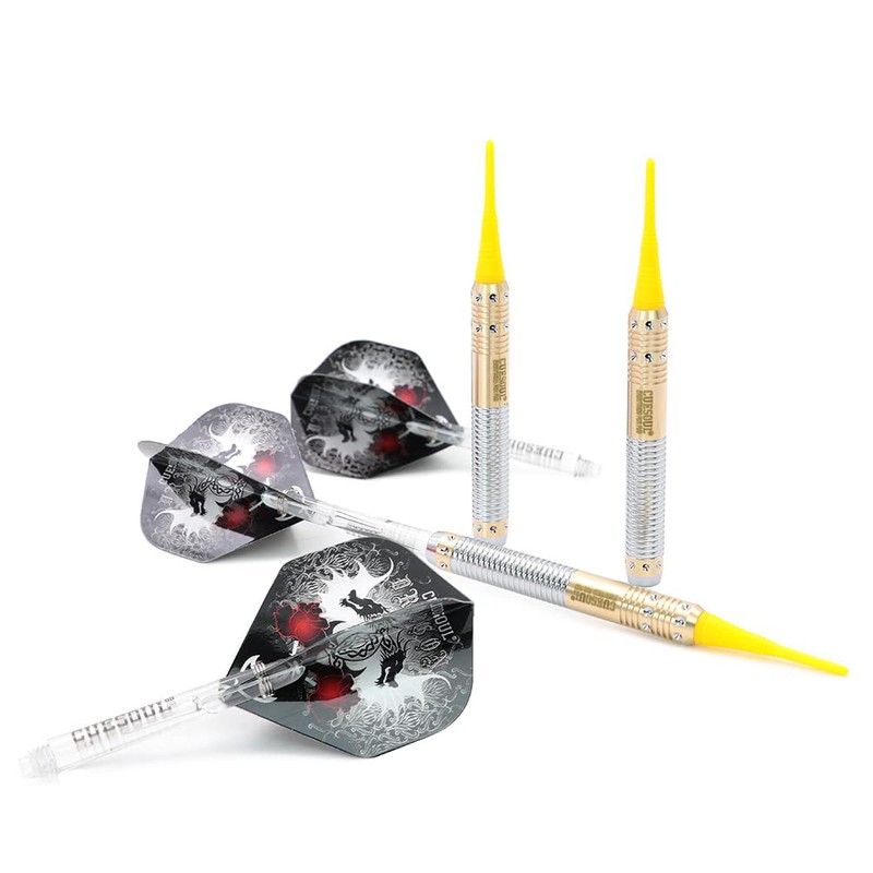 CUESOUL Dragon Deluxe Soft Tip Dart Set, 16g (B1107)