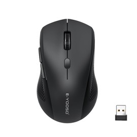 XuanGui Wireless Mouse,DPI 4000,2.4GHz Ergonomic Computer Mouse,Side Grips for Control,6 Buttons,Smart Power-Saving Mode,24 Months Battery Life,Cordless Mice for Windows/Mac OC/PC/Mac/Laptop,Black