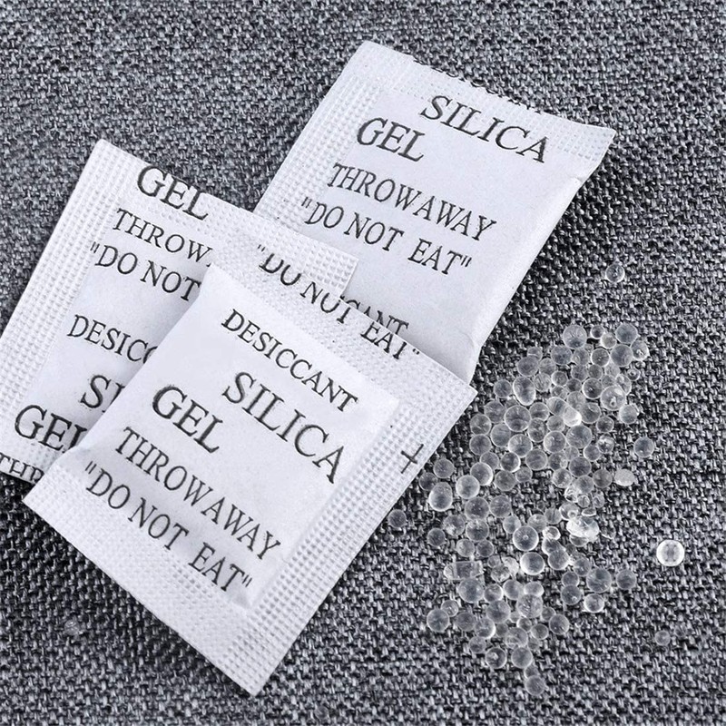 Durimoiy 10 Gram [60 Packets] Silica Gel Packets Desiccant Packs
