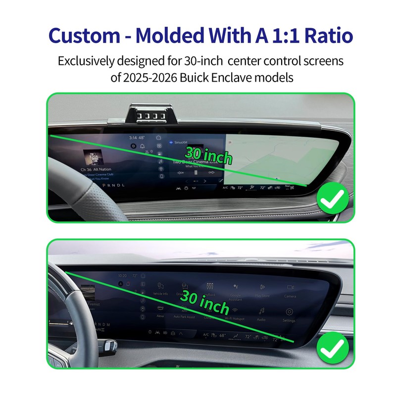 Auto Clamp Car Phone Holder for Buick Enclave 2025-2026, 30"