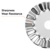 sourcing map 2pcs Rotary Cutter Blades 45mm Medium Wave Blade