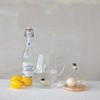 Creative Co-Op Glass Cloche with Wood Base and Duck Topper,
