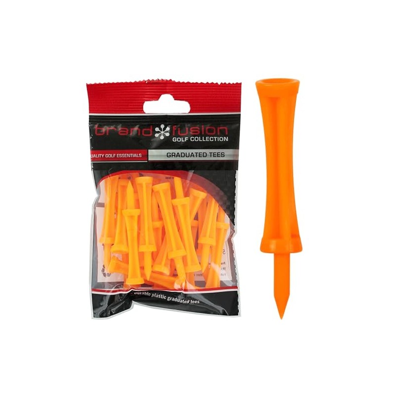 Graduated Tees Unisex The Golfers Club Orange Plastic (2.75 Inch