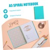 NUOBESTY Convenient Spiral Notebook for Students and Office Use Lined