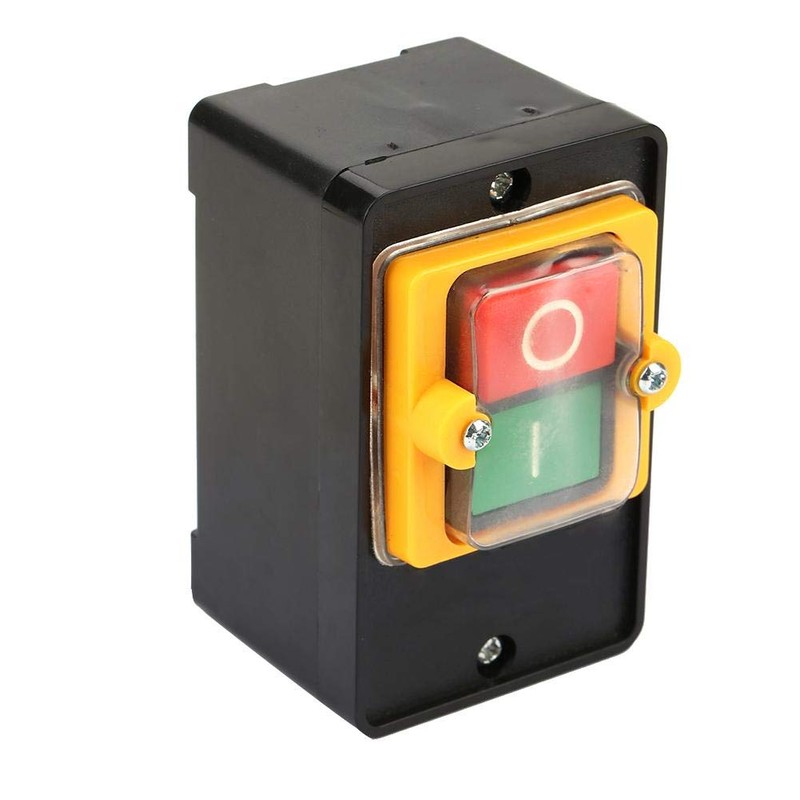 Botón pulsador, AC220V / 380V 10A Interruptor de botón de