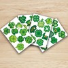 72 Pcs Shamrock Stickers 8 Different Designs St Patricks Day
